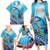 Hawaii Snorkeling Honu Turtle Family Matching Long Sleeve Bodycon Dress and Hawaiian Shirt Under The Ocean Vibes