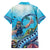 Hawaii Snorkeling Honu Turtle Family Matching Off The Shoulder Long Sleeve Dress and Hawaiian Shirt Under The Ocean Vibes