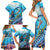 Hawaii Snorkeling Honu Turtle Family Matching Short Sleeve Bodycon Dress and Hawaiian Shirt Under The Ocean Vibes