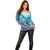 Hawaii Snorkeling Honu Turtle Off Shoulder Sweater Under The Ocean Vibes