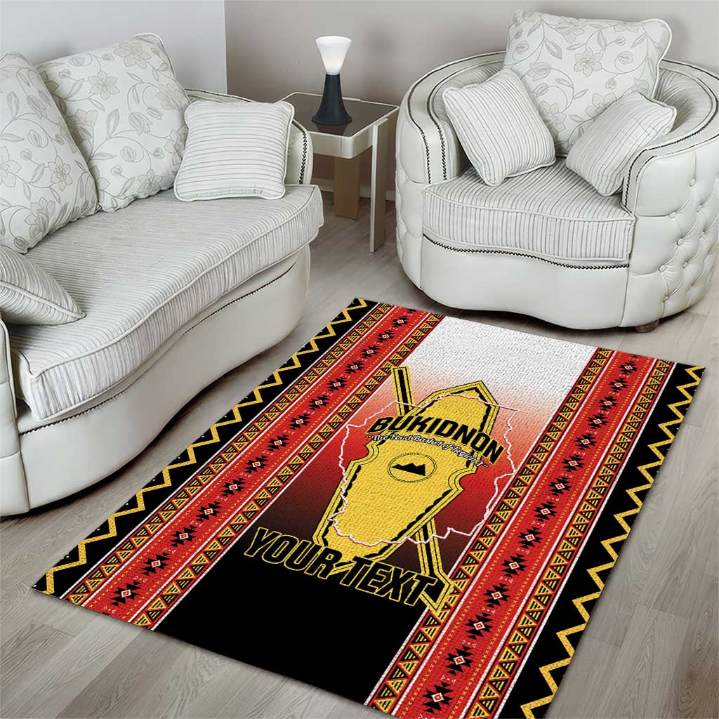 Personalised Bukidnon Philippines Area Rug The Food Basket of Region X LT14 - Polynesian Pride