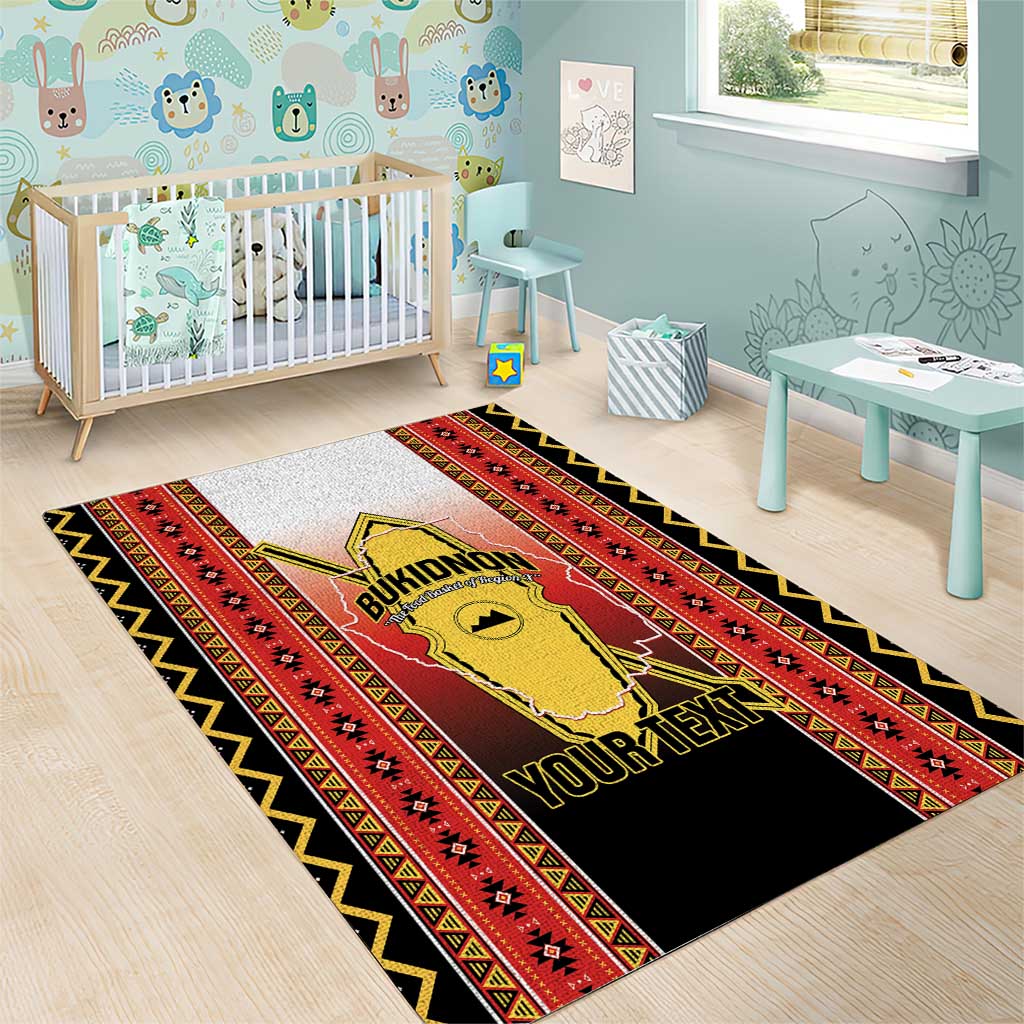 Personalised Bukidnon Philippines Area Rug The Food Basket of Region X LT14 - Polynesian Pride