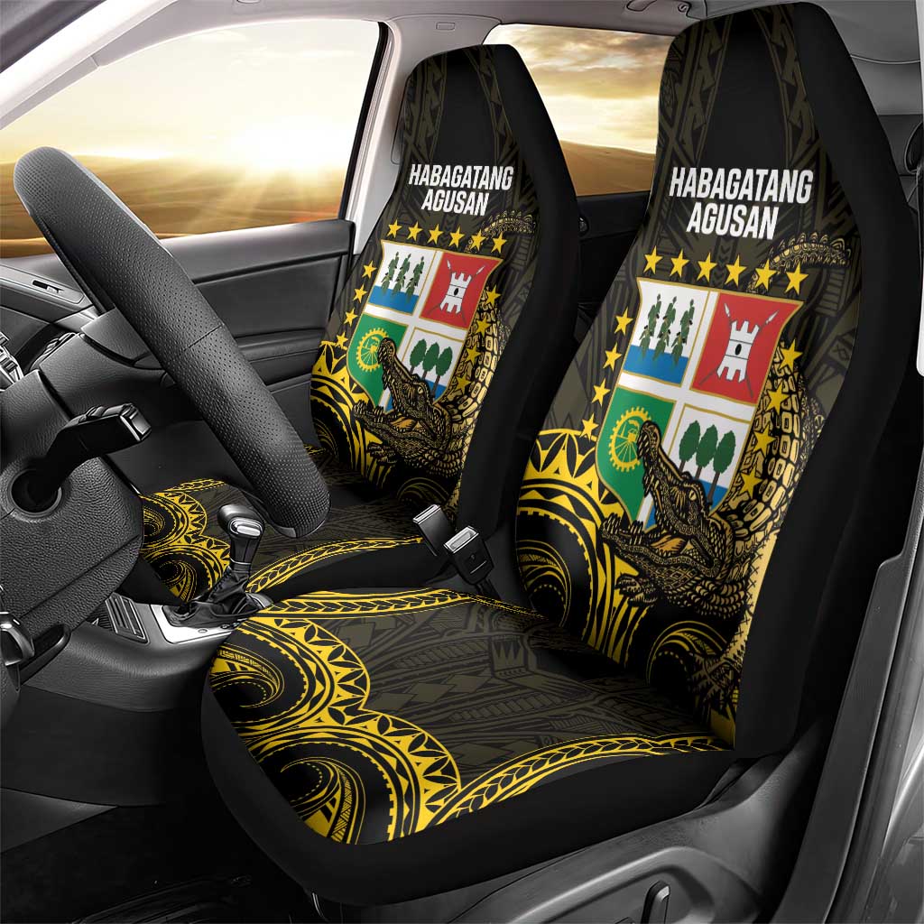 Agusan del Sur Philippines Car Seat Cover Habagatang Agusan Lolong LT14 - Polynesian Pride