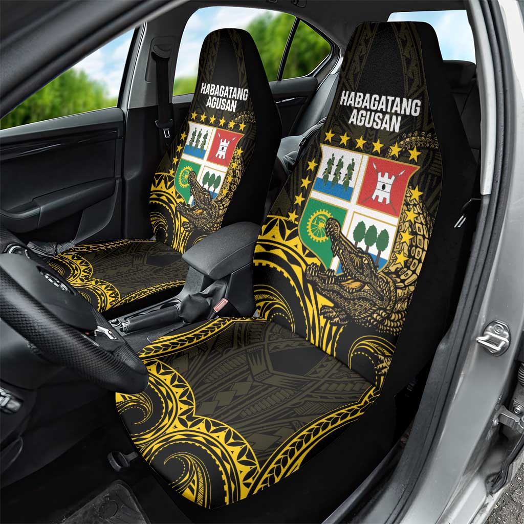 Agusan del Sur Philippines Car Seat Cover Habagatang Agusan Lolong LT14 - Polynesian Pride