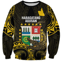 Agusan del Sur Philippines Sweatshirt Habagatang Agusan Lolong LT14 Unisex Black - Polynesian Pride
