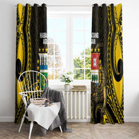 Agusan del Sur Philippines Window Curtain Habagatang Agusan Lolong LT14 - Polynesian Pride