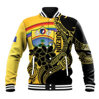 Quezon Province Baseball Jacket Cocolandia Philippines Turtle LT14 Unisex Gold - Polynesian Pride