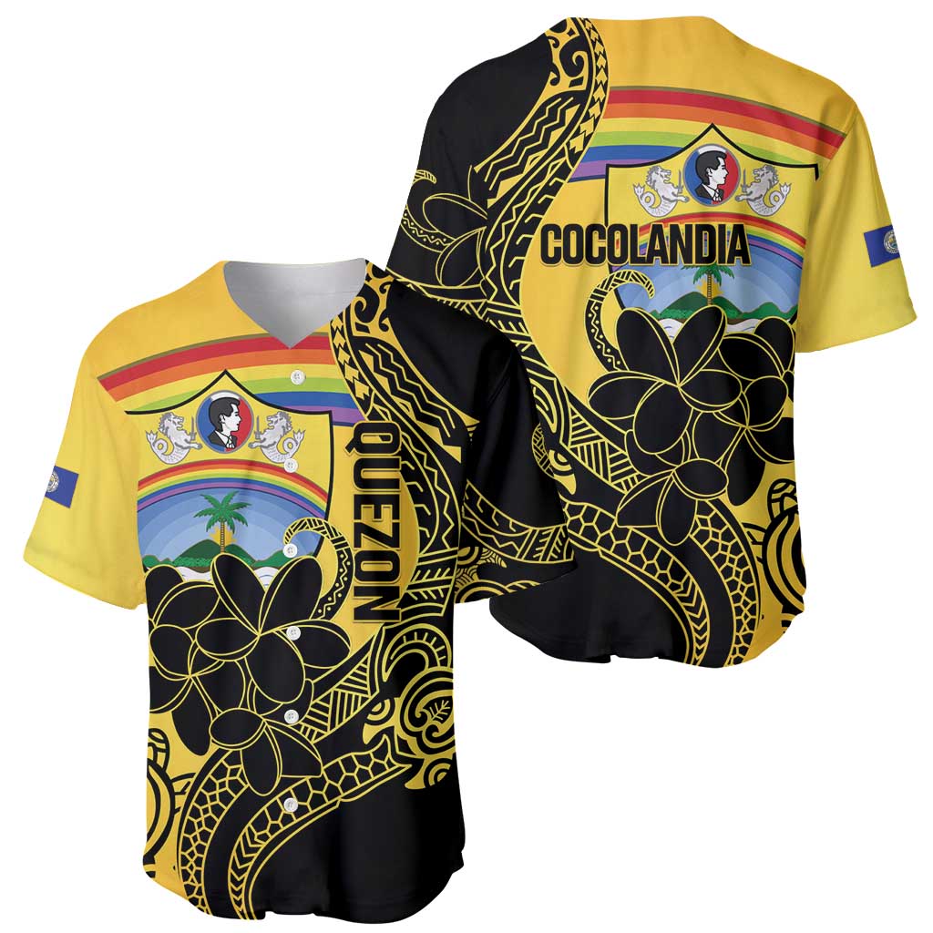 Quezon Province Baseball Jersey Cocolandia Philippines Turtle LT14 - Polynesian Pride
