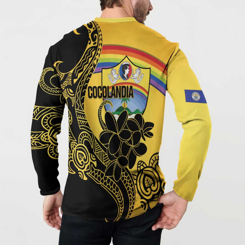 Quezon Province Button Sweatshirt Cocolandia Philippines Turtle LT14 - Polynesian Pride