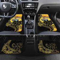 Quezon Province Car Mats Cocolandia Philippines Turtle LT14 Set 4pcs Gold - Polynesian Pride