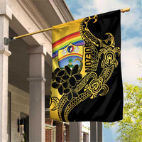 Quezon Province Garden Flag Cocolandia Philippines Turtle LT14 House Flag Gold - Polynesian Pride