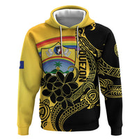 Quezon Province Hoodie Cocolandia Philippines Turtle LT14 Pullover Hoodie Gold - Polynesian Pride