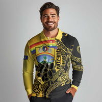 Quezon Province Long Sleeve Polo Shirt Cocolandia Philippines Turtle LT14 - Polynesian Pride