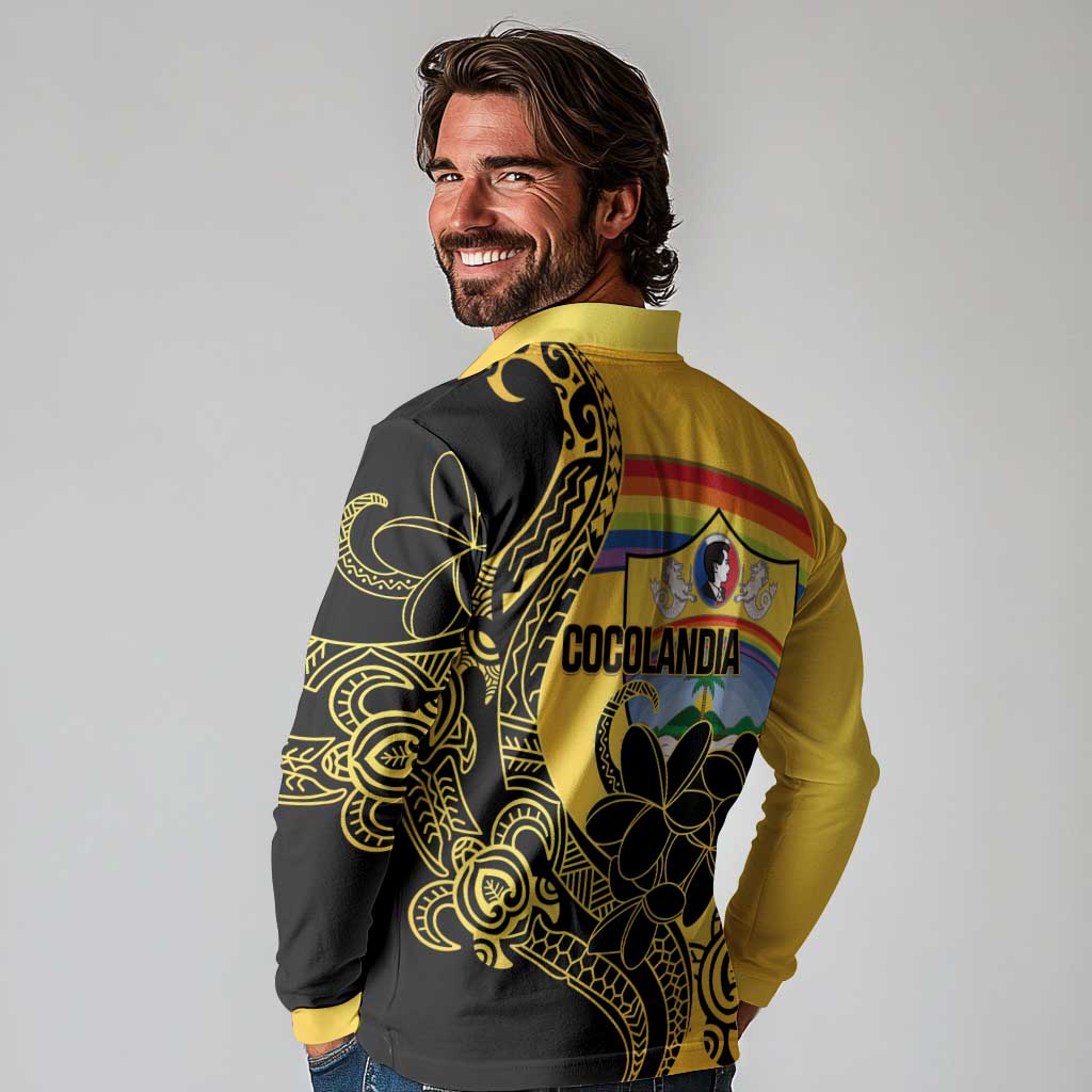 Quezon Province Long Sleeve Polo Shirt Cocolandia Philippines Turtle LT14 - Polynesian Pride