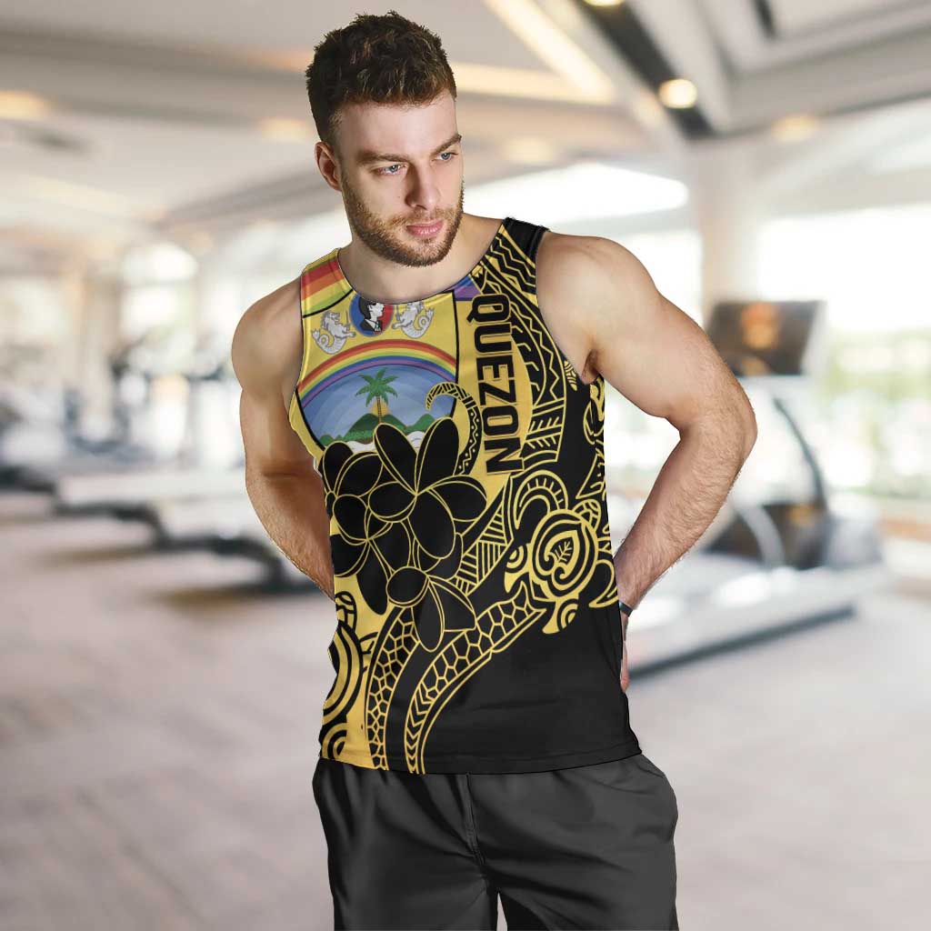 Quezon Province Men Tank Top Cocolandia Philippines Turtle LT14 Gold - Polynesian Pride