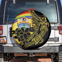 Quezon Province Spare Tire Cover Cocolandia Philippines Turtle LT14 Gold - Polynesian Pride