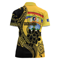 Quezon Province Women Polo Shirt Cocolandia Philippines Turtle LT14 - Polynesian Pride