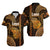 Polynesian Pride Hawaiian Islands Hawaiian Shirt Lani Map Gold Kanaka With Kakau LT14 - Polynesian Pride