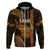 Polynesian Pride Hawaiian Islands Hoodie Lani Map Gold Kanaka With Kakau LT14 - Polynesian Pride