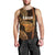 Personalised Hawaiian Islands Men Tank Top Lani Map Gold Kanaka With Kakau LT14 - Polynesian Pride