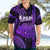 Polynesian Pride Hawaiian Islands Hawaiian Shirt Kauai Map Purple Kanaka With Kakau LT14 - Polynesian Pride