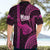 Polynesian Pride Hawaiian Islands Hawaiian Shirt Maui Map Pink Kanaka With Kakau LT14 - Polynesian Pride