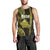 Polynesian Pride Hawaiian Islands Men Tank Top Oahu Map Yellow Kanaka With Kakau LT14 - Polynesian Pride