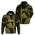 Custom Hawaiian Islands Hoodie Oahu Map Yellow Kanaka With Kakau LT14 - Polynesian Pride