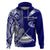 Custom American Samoa Hoodie July 4 Independence Day LT14 Pullover Hoodie Blue - Polynesian Pride