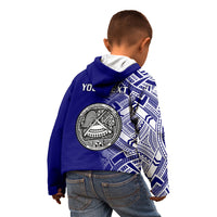 Personalised American Samoa Kid Hoodie July 4 Independence Day LT14 - Polynesian Pride