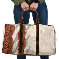 Aloha Hawaii Mikioi Lei Travel Bag Cattail Red Tropical Flower Pattern LT14 Cattail Red - Polynesian Pride