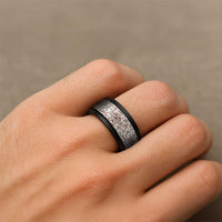 New Zealand Moko Maori Koru Pattern Spinner Ring LT14 - Polynesian Pride