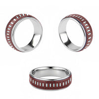 New Zealand Rauponga Whakarare Kowhaiwhai Motif Classic Ring LT14 - Polynesian Pride