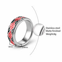 New Zealand Patiki Kowhaiwhai Motif Classic Ring LT14 - Polynesian Pride