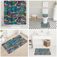 Japan Koinobori Bathroom Set Japanese Koi Flag Waves Pattern LT14 - Polynesian Pride