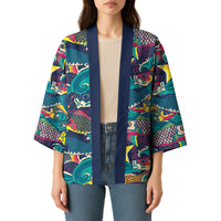 Japan Koinobori Kimono Japanese Koi Flag Waves Pattern