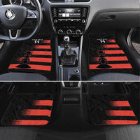 Custom New Caledonia Football Car Mats Allez Les Cagous Polynesian Pattern LT14 Set 4pcs Black - Polynesian Pride