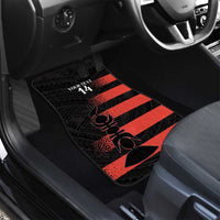 Custom New Caledonia Football Car Mats Allez Les Cagous Polynesian Pattern LT14 - Polynesian Pride