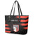 Custom New Caledonia Football Leather Tote Bag Allez Les Cagous Polynesian Pattern