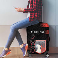Custom New Caledonia Football Luggage Cover Allez Les Cagous Polynesian Pattern LT14 - Polynesian Pride