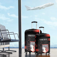 Custom New Caledonia Football Luggage Cover Allez Les Cagous Polynesian Pattern LT14 - Polynesian Pride