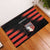 Custom New Caledonia Football Rubber Doormat Allez Les Cagous Polynesian Pattern