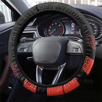 New Caledonia Football Steering Wheel Cover Allez Les Cagous Polynesian Pattern LT14 - Polynesian Pride