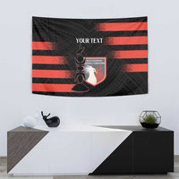 Custom New Caledonia Football Tapestry Allez Les Cagous Polynesian Pattern LT14 - Polynesian Pride