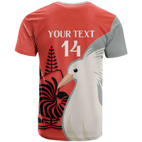 Custom Nouvelle-Caledonie Football T Shirt Allez Les Cagous Simple Style LT14 - Polynesian Pride