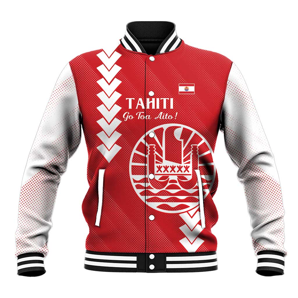 Custom Tahiti Football Baseball Jacket Go Toa Aito