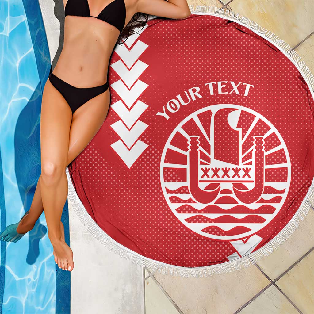 Custom Tahiti Football Beach Blanket Go Toa Aito LT14 - Polynesian Pride