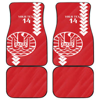 Custom Tahiti Football Car Mats Go Toa Aito LT14 - Polynesian Pride