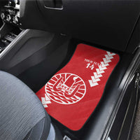 Custom Tahiti Football Car Mats Go Toa Aito LT14 - Polynesian Pride