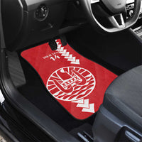 Custom Tahiti Football Car Mats Go Toa Aito LT14 - Polynesian Pride